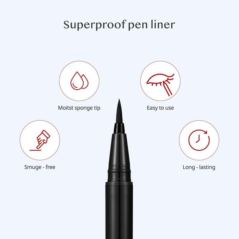 CLIO PROFESSIONAL CLIO Waterproof Pen Liquid Eye Liner, Precision Tip,