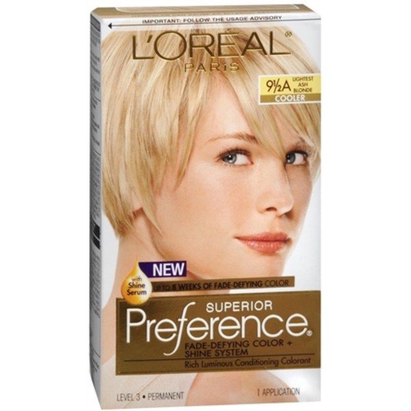 L'Oreal Superior Preference - 9-1/2A Lightest Ash Blonde (Cooler) 1 Each (Pack of 7)