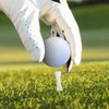 LIKOSO Bamboo Golf Tees White 51MM Pack of 100 Non