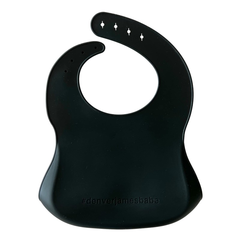 Denver James Silicone Feeding Bibs | Dishwasher Safe. Waterproof. Adjustable.