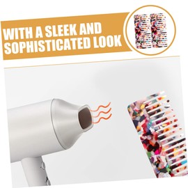 WOONEKY Wide Tooth Hair Detangler Brush Set 2 Combs for Women Anti-static Curly Straight Hair