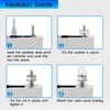 Shower Door Pivot Lnstallation Kit Set with Pin and Bushing