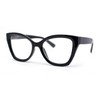 SA106 Womens Classy Oversized Thick Plastic Cat Eye Reading Glasses