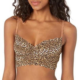 Cosabella Women's Say Never Printed Sweetie Bralettet, Neutral Leopard, Small