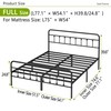 Kujielan Metal Bed Frame - Structurally Stable Heavy Duty Steel
