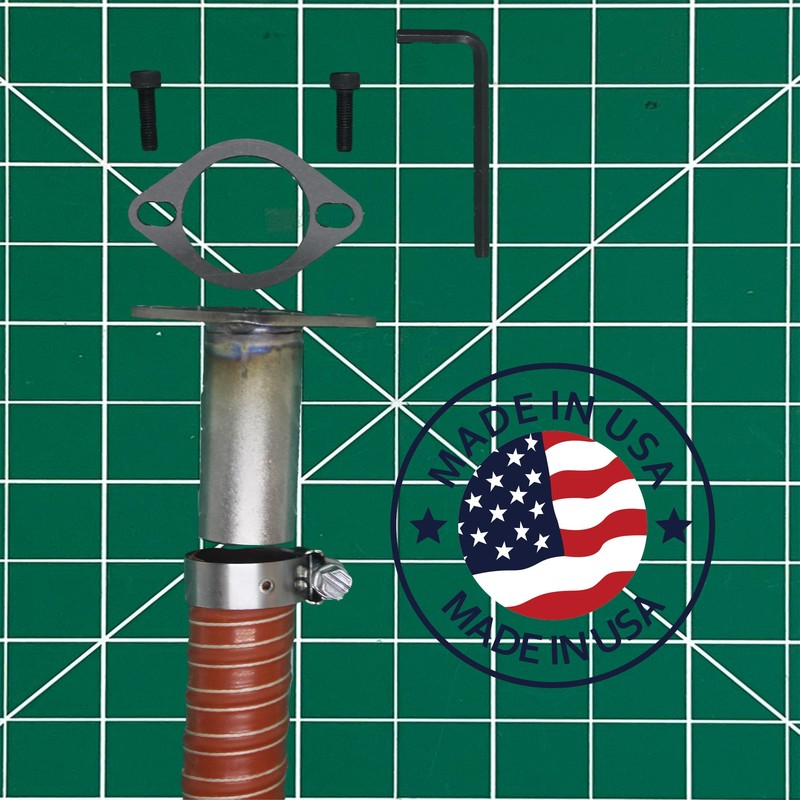 for WGen11500TFc Generator 1 Silicone tubing Exhaust Extension 4 Feet