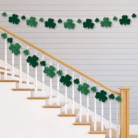 Big Dot of Happiness St. Patrick’s Day - Saint Patty’s Day Party DIY Decorations - Clothespin Garland Banner - 44 Pieces