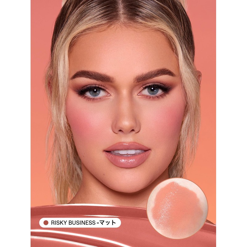 SHEGLAM Color Bloom Cheek Liquid Blush Matte Makeup Texture Risky