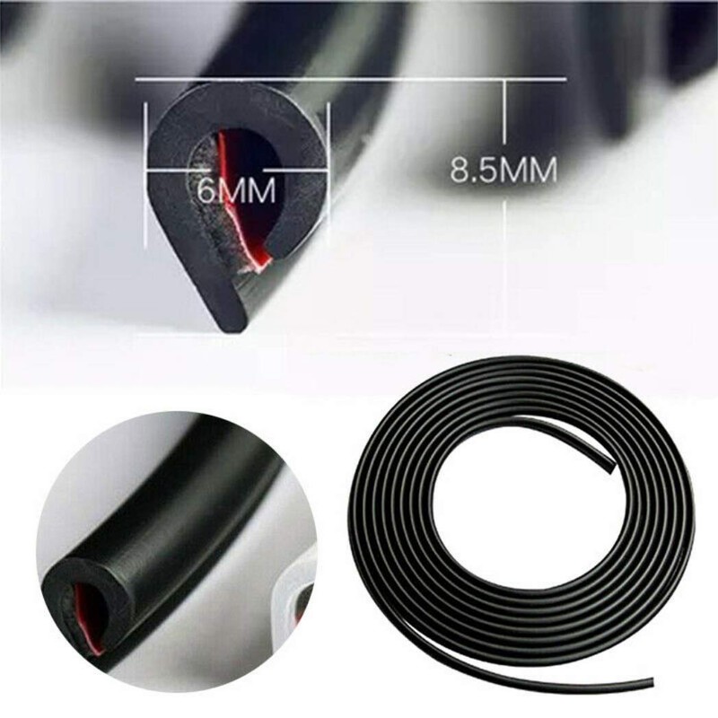 XSAJU 8M Car Door Mall Anti-Scratch Door Guard 8 Meter