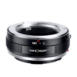 K&F Concept Lens Mount Adapter MD-L Manual Focus Compatible with Minolta Rokkor (SR/MD/MC) Lenses to L-Mount Camera Body