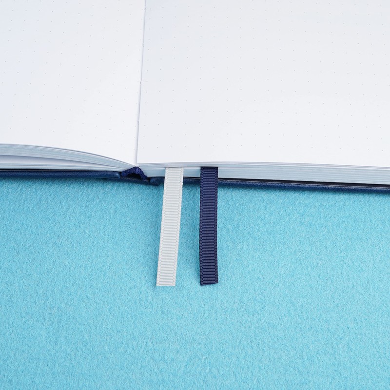 Tabitha Wilde A5 (ish) Hardback Notebook Dotted Paper, Numbered Pages