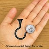 Evsteluo 2 Sets Large Swag Hooks for Ceiling - Heavy