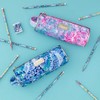 Lilly Pulitzer Pink Pencil Pouch Holder, Cute Travel Bag/Case with