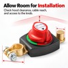Top Post Battery Disconnect Switch – 12–48V DC Negative Terminal