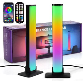 Mapille RGB LED Lightbar, TV Backlight, Dimmable Gaming Lamp with RGB Ambient, App Control, Lamp Sync with Music for Gaming, Christmas Decoration, PC, TV, Room Decoration