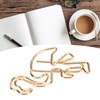 100pcs Flamingo Paper Clip Cute Animal Shape File Note Page
