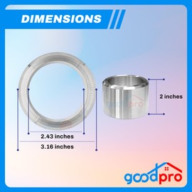 GoodPro Commercial Washer Sleeve SS Shaft Seal 2SP W/C35 Part# F8312003P- Replacement & Compatible with Some Speed Queen Washing Machines