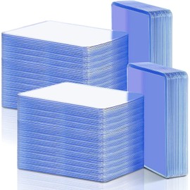 40pcs Clear Card Sleeves, Clear Hard Plastic Thick Card Protectors Holders, Trading Card Sleeves for Top Loaders, Baseball, Trading, Sports Cards (4 x 3 in)