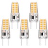 Kapata 5 Pack G8 LED Bulb Soft White 2700K 120V