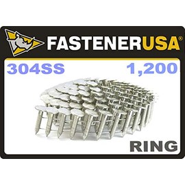3/4" Ring 304 Stainless Coil Roofing Nails 1.2M RoofPak