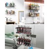 Adurei Shower Caddy No Drill Adhesive Wall Mounted SUS304 Stainless