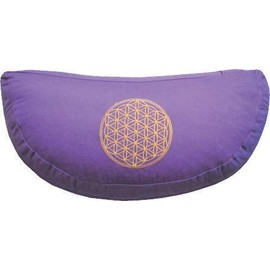 'Meditation Cushion "with Inlet BDL Cotton Cover Purple with high quality (100% Organic spelt Filled