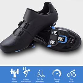 SPD Cleats for Cycling Shoes Compatible with Shimano SPD Sl Cleats for Road & Indoor Cycling(Blue)