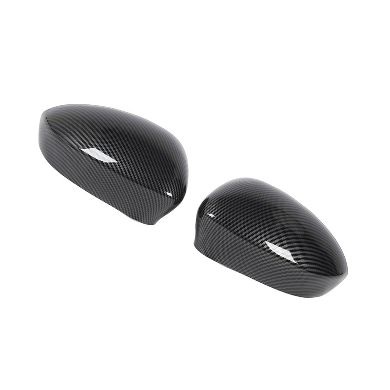 2 Pcs Door Side Rearview Mirror Cover Cap Left Right