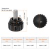 sourcing map 10pcs Knurled Clamping Knobs Thumb Screws M4 x