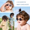 Ccomage Durable Polarized Baby Sunglasses with Strap Toddler Sunglasses for