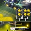 Nicoko 40W 3Inch LED Yellow/Amber Driving Fog Lights Pod 4000LM