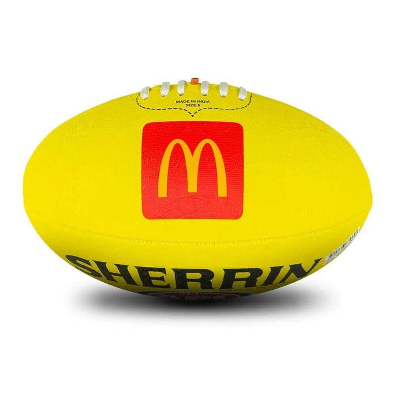 Sherrin AFL Replica All Surface Football, Yellow, Size 5