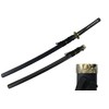 MAKOTO Handmade Sharp Katana Black Samurai Sword 40" (Minamoto)
