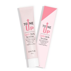 Natinda Makeup for youthful skin Natinda Calamine Shiny Pink Tone-up Cream 50g / 동안피부 꾸안꾸 메이크업 나틴다 칼라민 샤이니 핑크 톤업크림 50g