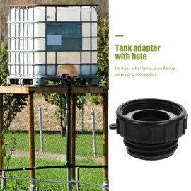 IBC Tote Tank Adapter:63mm Fine Thread to 60mm Coarse/60mm Fine Thread to 60mm Coarse Thread IBC Tote Adapter Fine