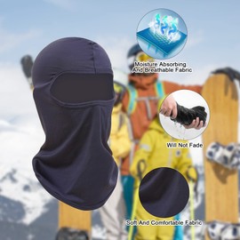 Ski Mask for Men Women,Balaclava Face Mask Men Women,Pooh Shiesty Mask,Full Face Mask, Balaclava Ski Mask Breathable for Cycling,Riding,Outdoor Sports,Motorcycle and UV Protection (Navy Blue)