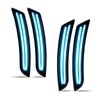 DERMOKA LED Side Marker Lights Front Rear Bumper Parking Signal