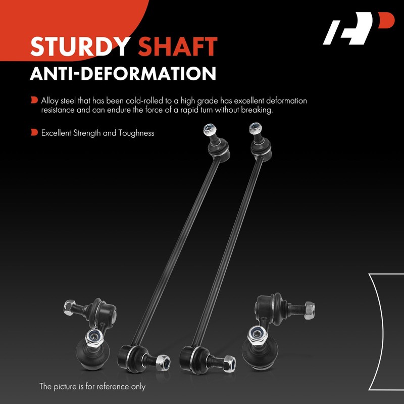 A-Premium Set of 4, Front & Rear Sway Bar Links