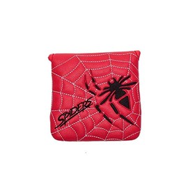 Mallet Headcover Putter Cover for Odyssey 2 Ball Tailor Made Spider Putter Spider Pattern White Black Red