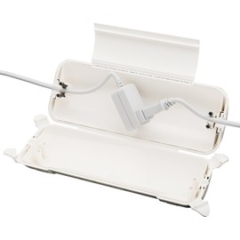 RESTMO Waterproof Outlet Box Weatherproof Extension Cord Outdoor Rainproof Cover for Illumination Holiday Lighting Plug Protection Large White