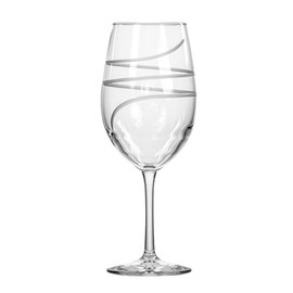 Rolf Glass Twist All Purpose Wine Glass 18 Ounce | Proudly Made in the USA | Large Wine Glasses | Lead-Free Glass | Engraved Large Wine Glasses | (Set of 2)
