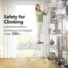 SOLADDER Step Ladder 4 Step Folding Stool with Anti-Slip Widened