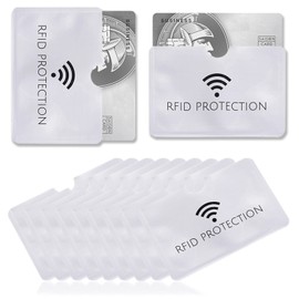 Ren He 10pcs Credit Card Case RFID Anti-Skimming Magnetic Waterproof Card Cover Horizontal Vertical 2 Types Card Case Data Protection Credit Card IC Card Anti-interference Card Protector Magnetic