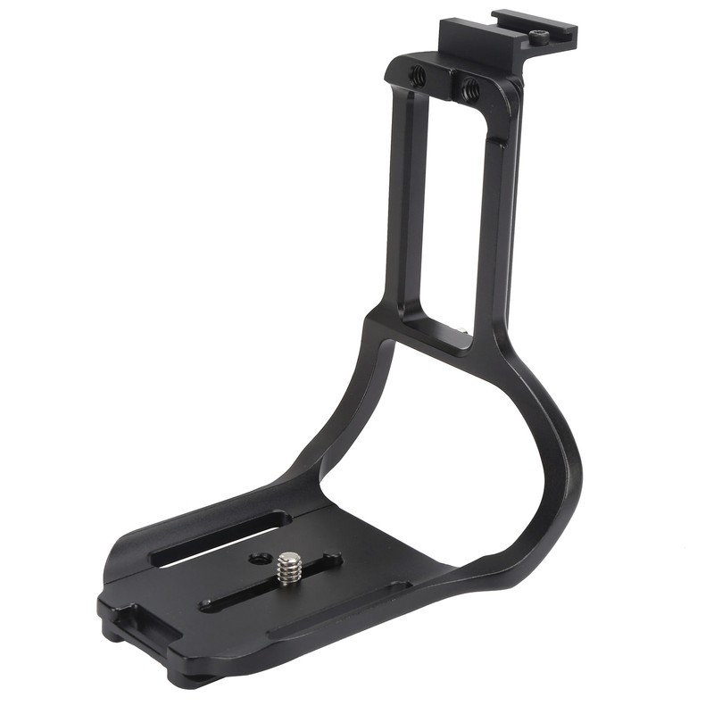 Quick Release Plate L Bracket with Hot Shoe Hand Grip