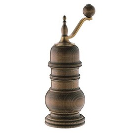 Zassenhaus Speyer - Molinillo de pimienta de haya teñida oscura, 5.1 pulgadas