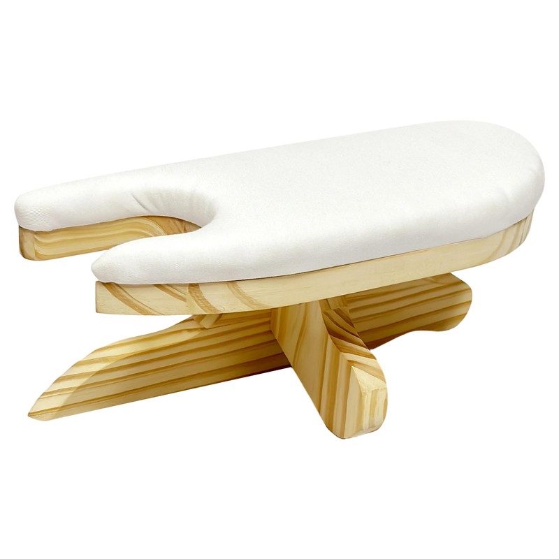 DE-LIANG Tailors Ironing Board with Pine Wood Base, Cotton Cover