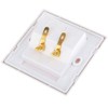POFET Square Speaker 2 Binding Posts Banana Female Audio Wall