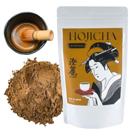 SUMIRE Hojicha Powder Rich Aroma from Kagoshima, Japan - Roasted Flavor, Caffeine-Light, Fine Texture, Easy Mix, and Culinary Grade Quality (Hojicha Powder)