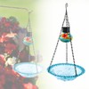 Solar Hummingbird Feeder - Outdoor Hanging Bird Food Feeder with