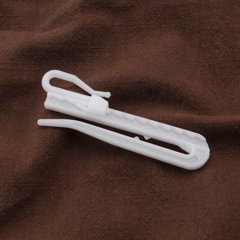 eMagTech 100PCS 70mm Curtains Hooks Adjustment Deep Pinch Pleat Hooks